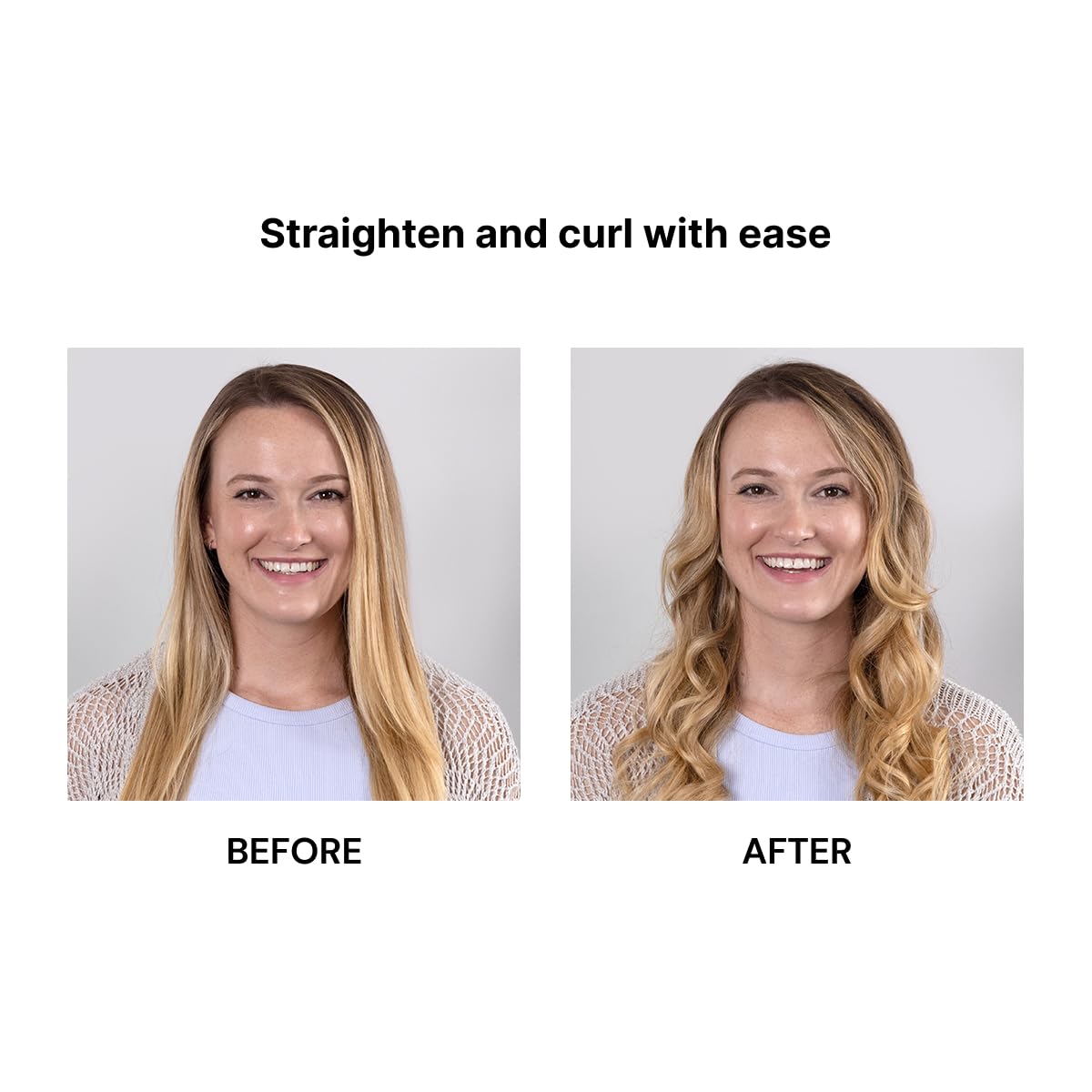 L'ANGE HAIR Aplatir Ceramic 1" Flat Iron | Adjustable Temp & Dual Voltage Hair Straightener | Tourmaline-Infused Plates for Smooth, Frizz-Free Styling | 1 Inch Styling Tool (Blush) - Image 3