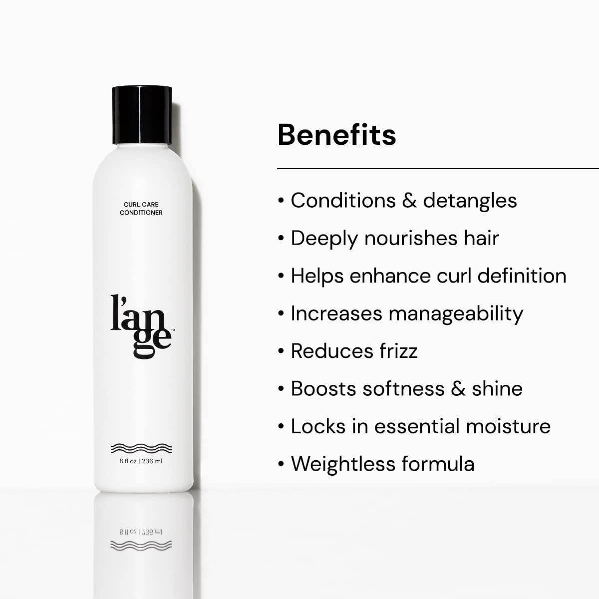 L'ANGE HAIR Curl Care Enhancing Conditioner | Best Conditioner for Curls | Nourishing & Moisturizing | Reduces Frizz | Boosts Bounce & Shine | Sulfate, Paraben & Silicone Free - Image 3