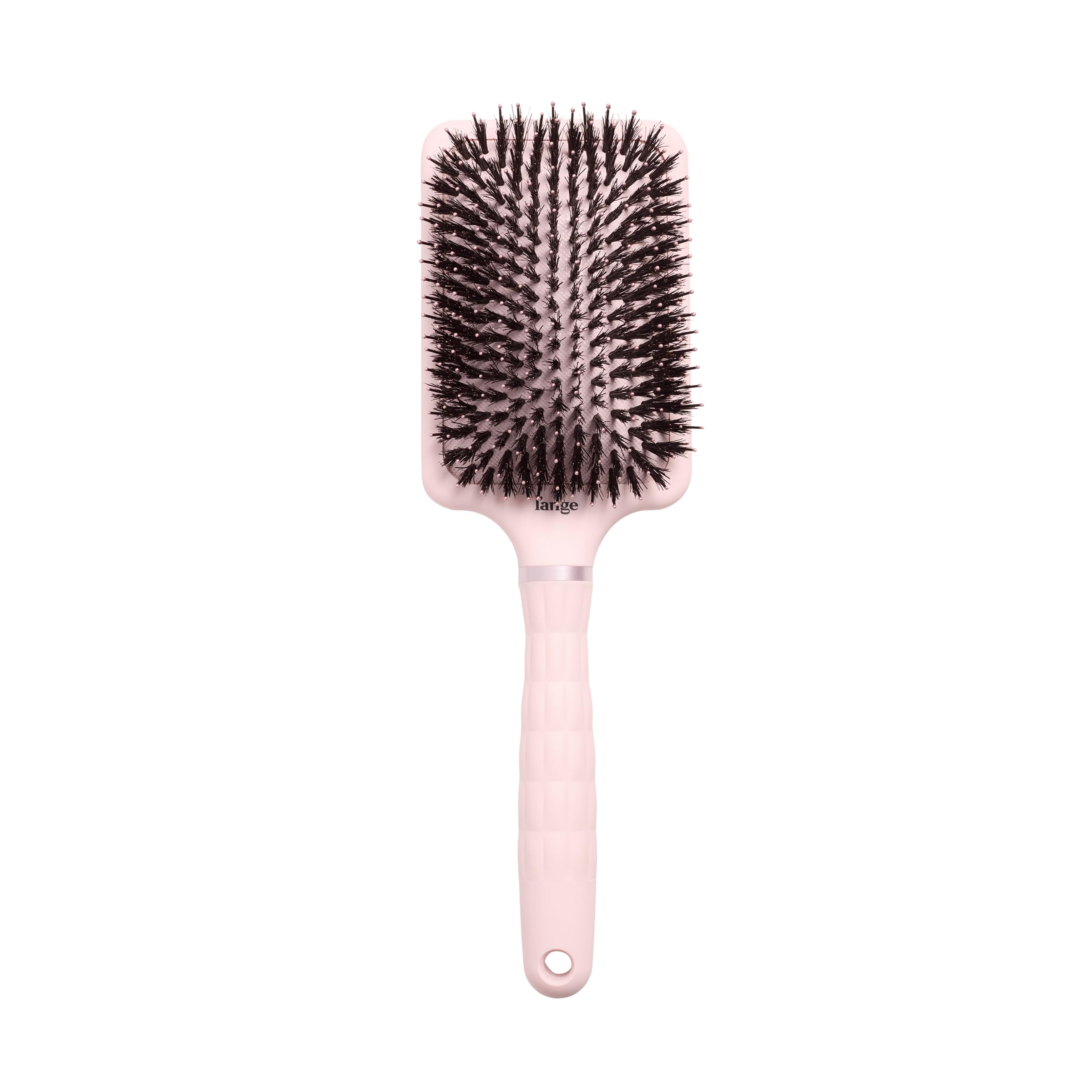 L'ANGE HAIR Detangling Paddle Brush | Nylon & Boar Bristles for Wet or Dry Hair | Built for Thick Hair | Reduces Snagging & Breakage | Tames Flyaways & Frizz for Softer, Shinier Strands (Blush) - Image 6