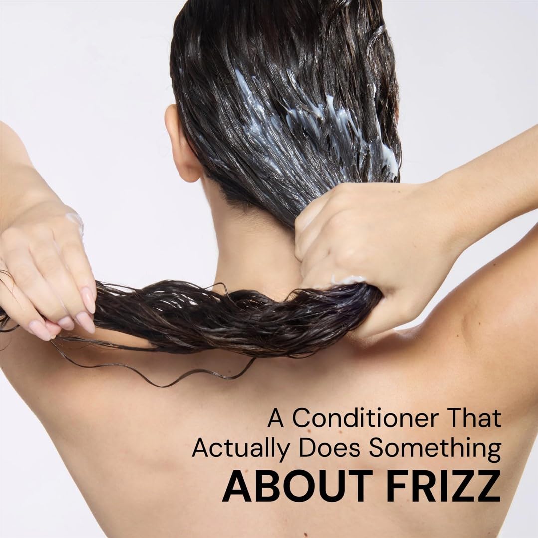 L’ANGE HAIR Frizz Care Smoothing Conditioner - Argan Oil, Squalane & Shea Butter Formula for Dry, Damaged & Frizzy Look - Frizz Control Conditioner for Soft, Polished and Manageable Hair - 8 Fl Oz - Image 7