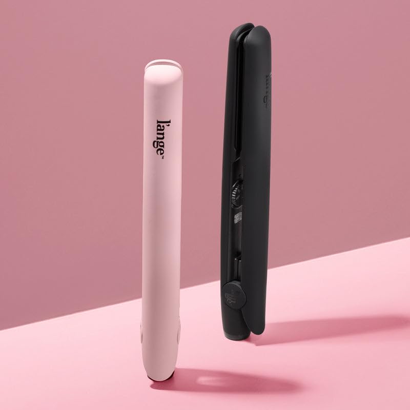 L'ANGE HAIR Le Ceramique 1-Pass Flat Iron Hair Straightener | Fast Heating Ceramic Flat Iron | Best Hot Tools Professional Hair Straightener to Lock in Moisture & Shine | (Blush) - Image 4