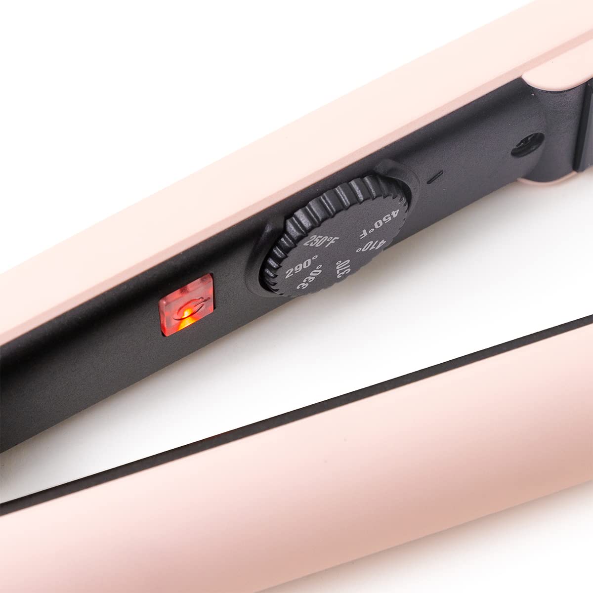 L'ANGE HAIR Le Ceramique 1-Pass Flat Iron Hair Straightener | Fast Heating Ceramic Flat Iron | Best Hot Tools Professional Hair Straightener to Lock in Moisture & Shine | (Blush) - Image 9