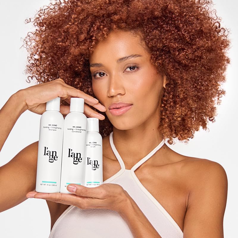 L'ANGE HAIR Ms. Bond System | Sulfate & Paraben-Free Serum, Shampoo And Conditioner Set | Bond Repair for Damaged Hair | Hydrates, Reduces Frizz, Restores Strength | 3-in-1 Bundle Pack - Image 7