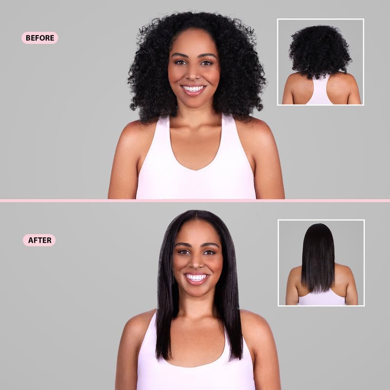 L’Ange Hair Straight Forward Titanium Flat Iron | Professional 2-in-1 Hair Styling Iron | 1" Snag-Free Hair Straightener | Fast Heat-Up, Adjustable Temperature, Auto Shut-Off, Dual Voltage, Blush - Image 7