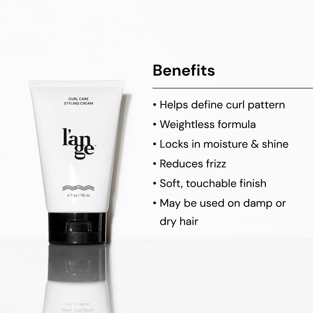 L'ANGE Hair Styling Cream for Curly Hair, Defines and Enhances Curl Pattern, Hydrates , Reduces Frizz, Sulfate, Paraben and Silicone Free, 8 oz - Image 3