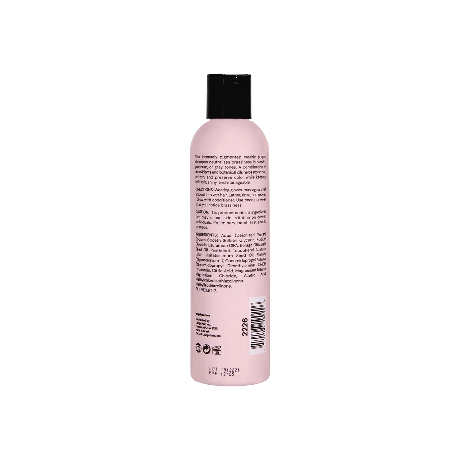 L'ANGE HAIR Violet Purple Toning Shampoo | Restores Hair Color | Tone Correcting Shampoo | Removes Yellow, Orange and Brassy Tone | UV Protection Shampoos | All Hair Types - Image 9